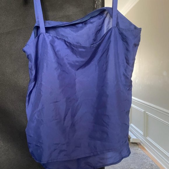 Oleg Cassini Vintage  Sequined Silk Blouse  size 12 - Picture 3 of 4